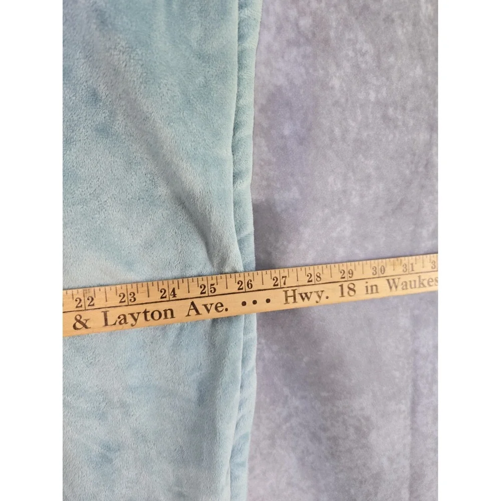 Carter's Blue / Sea green Plush Baby Receiving Blanket Dinosaurs